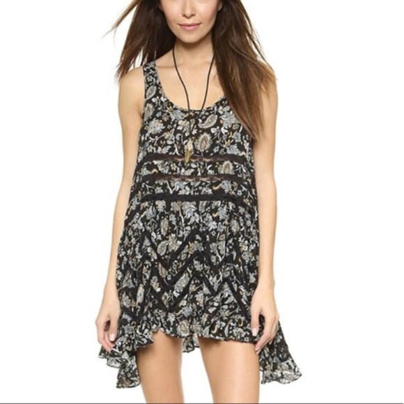 Free People Tops - Free People Viole & Lace Trapeze Slip